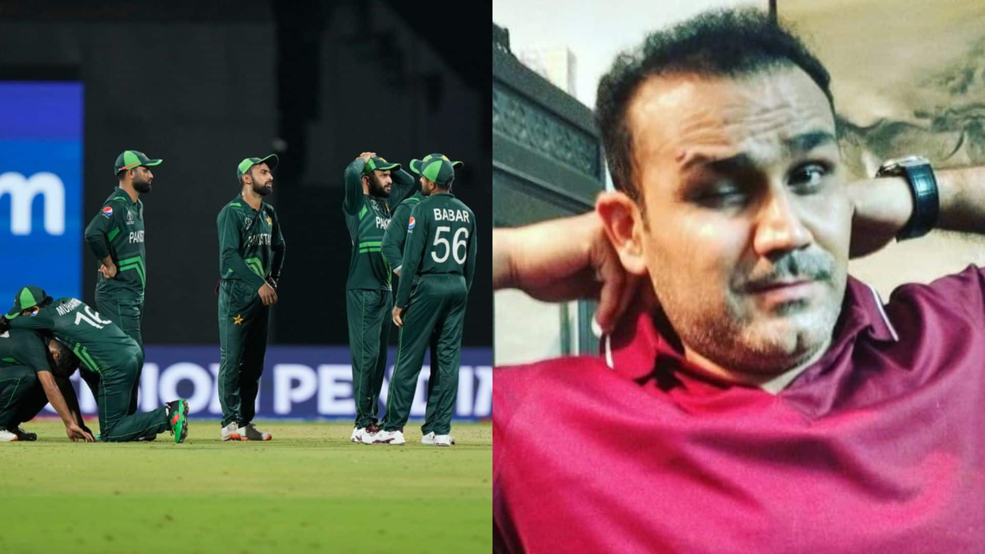 'Pakistan Zinda Bhaag'- Virender Sehwag Trolls Babar Azam's Team After WC Elimination
